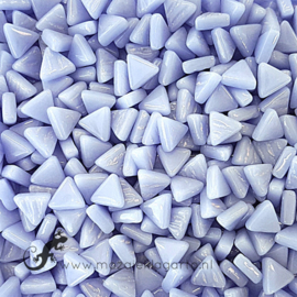 Glasmozaiek Driehoekjes 10 mm per 50 gram Paarsblauw 062