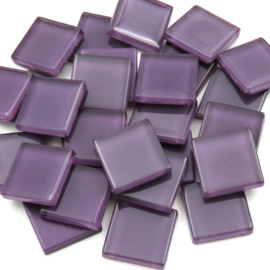 Crystal glastegels 2x2 cm Paars 7