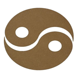 Ondergrond voor mozaïek MDF  Yin Yang XL 4011 38 cm