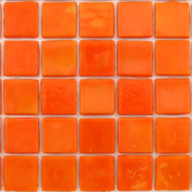 Glastegels 15 mm Opaal per 25 tegels Sodium Orange 93