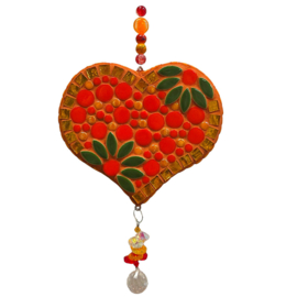 Mozaïekpakket  Suncatcher Hart Rood 57