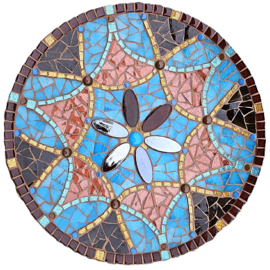 Mozaïekpakket Schaal Stella Rood/Roze 65