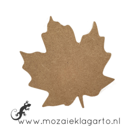 Ondergrond voor mozaiek MDF Herfstblad 10x11 cm