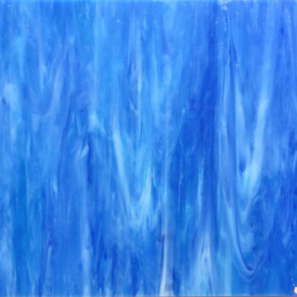 Glasplaat 19x20 cm Blauw CAG1606st
