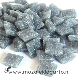 Basis  glastegeltjes 1 x 1 cm per 50 gram Middengrijs 009