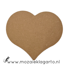 Ondergrond voor mozaiek MDF Hart 032