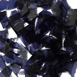 Gekleurde glasscherven Transparant Paars 942576t