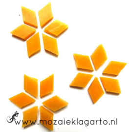 Wybertjes/Ruitjes 15x25 mm per 20 Mangogeel 041-2