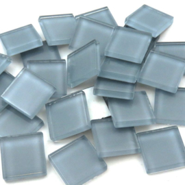Crystal glastegels 2x2 cm 150 gram Grijs 62