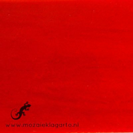Glasplaat 19x20 cm Karmijn Rood Semi Translucent GAC214D ST