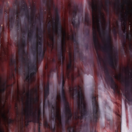 Glasplaat 19x20 cm Cranberry translucent CAG12tl