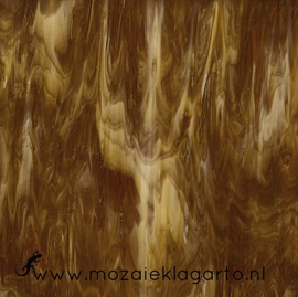 Glasplaat 19 x 20 cm Antiek Eiken Semi Translucent CAG317-62st