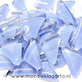 Mozaiek puzzelstukjes Soft Glas 100 gram Lichtblauw 101