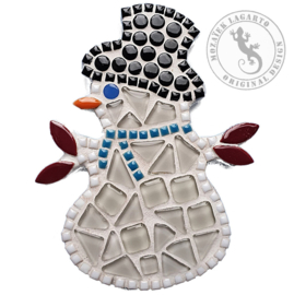 Mozaiekpakket 8 magneet Sneeuwpop