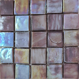 Glastegels 15 mm  Violet Opaal per 25 tegels 162-15