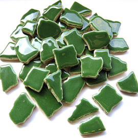 Keramiek puzzelstukjes per 100 gram Eucalyptus 141