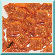 Mozaïektegeltjes  Glas 10 mm Glitter
