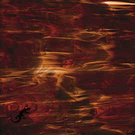 Glasplaat 20 x 20 cm Semi Translucent Donker Amber/Wit SO317-6st