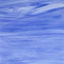 Glasplaat 19x20 cm Blauw Semi Translucent GAC1843st