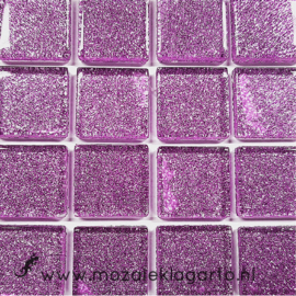 Glitter 2x2 cm per 16 tegels Lila 036