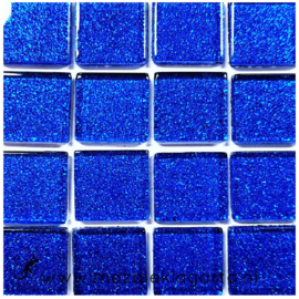 Glitter 2x2 cm per 16 tegels Blauw 024