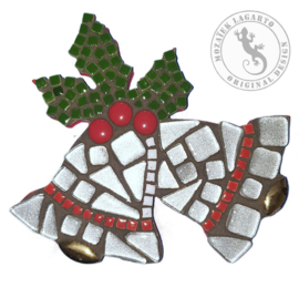 Mozaiekpakket 8 magneet Kerstklokjes