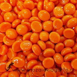 Glas Nugget Mini 9-13 mm Opaal 50 gram Oranje 4380