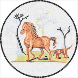Patroon voor Mozaïek Rond 50 CM V1002