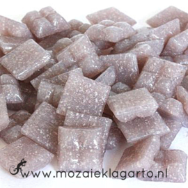 Basis  glastegeltjes 1 x 1 cm per 50 gram Lavendel 042