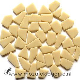 Mozaiek puzzelstukjes Glas 100 gram Creme 092