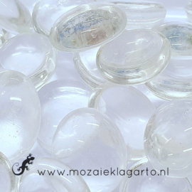 Glas Nugget 17-22 mm Transparant 50 gram Blank 4428