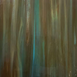 Glasplaat 20 x 20 cm Opaal  Aqua/GroenBruin W96-37o
