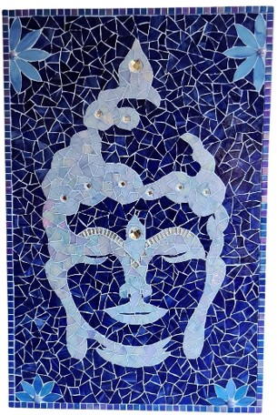 Mozaïekpakket 23A Boeddha Blauw