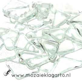 Mozaiek puzzelstukjes Soft Glas 100 gram Transparant 100