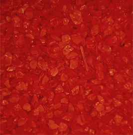 Glas Brokjes/Split  Rood fijn ca  200 gram 80111