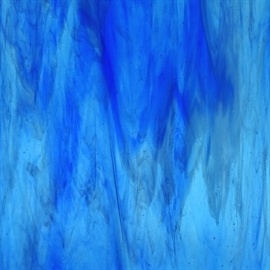 Glasplaat 20 x 20 cmLichtblauw/Donkerblauw W707t