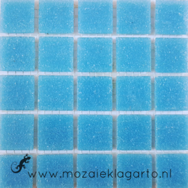 Basis glastegels Cyaan 25 tegels 013