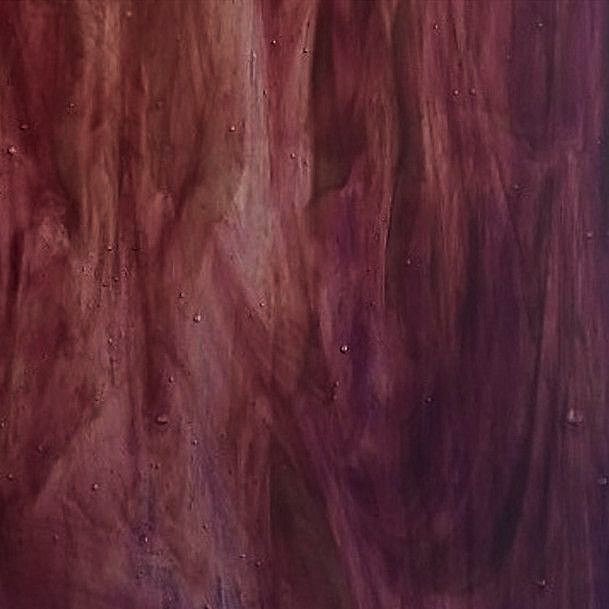Glasplaat 19 x 20 cm Donker Aubergine/Wit Wispy CAG349-6w