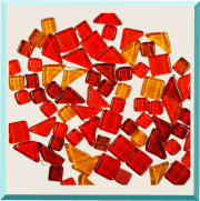 Mozaïek Glas Puzzelstukjes