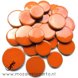 Keramiek Cirkel  3 maten Oranje 100 gram 006