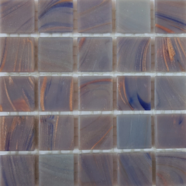 Goudader glastegels Paars/Blauw per 25 tegels 040