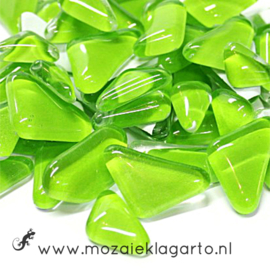 Mozaiek puzzelstukjes Soft Glas 100 gram Lichtgroen 140