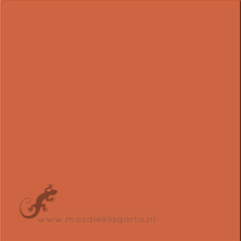 Geglazuurde mozaiektegel Mosa 15 x 15 cm Pompeian Red 17970