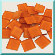 Mozaïektegeltjes Glas 2x2 cm Kristal per 150 gram