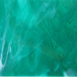 Glasplaat 19 x 20 cm Zeegroen Semi Translucent CAG48ST