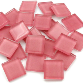 Crystal glastegels 2x2 cm 150 gram Roze 3