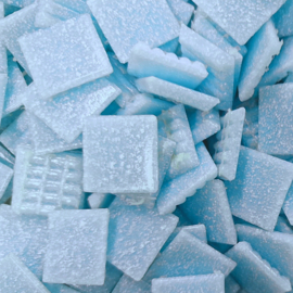 Mozaïektegeltjes 20x20 mm 1000 gram Aqua