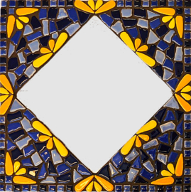 Mozaiek pakket 57 Spiegel Reflexio Blauw