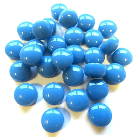 Glasdruppel Rond 12 mm per 50 gram Opaal Aqua 65