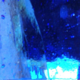 Spiegel gekleurd 5x15 cm Hemelsblauw 031